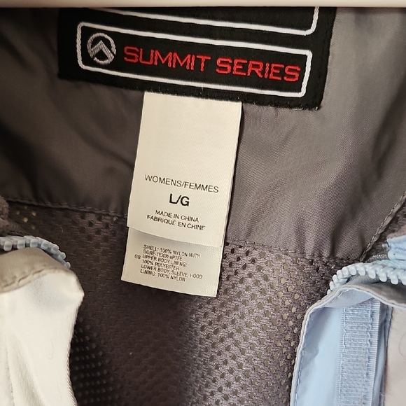 The North Face Women’s Two-Tone Light Blue and Light Gray Ski Jacket Shell - Picture 4 of 6